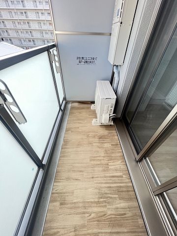 バルコニー　落ち着いた時間を過ごせるバルコニーです
