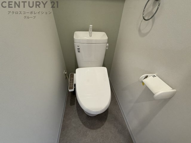 トイレ　ウォシュレット付きのトイレです！