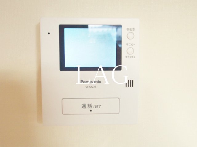 セキュリティ　モニター付きインターホンです。