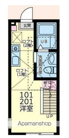 小田急江ノ島線 大和駅 徒歩12分 2階建 築4年の間取り写真