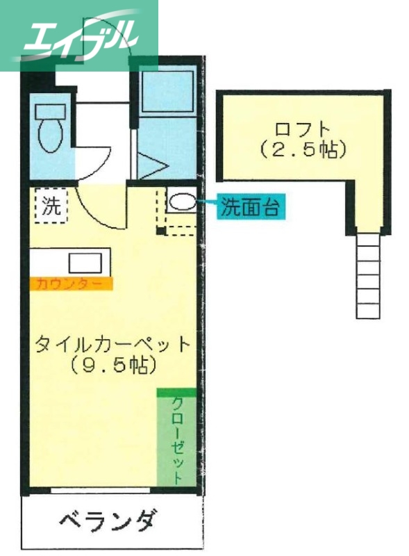グリーンパレス京山C棟の間取り写真