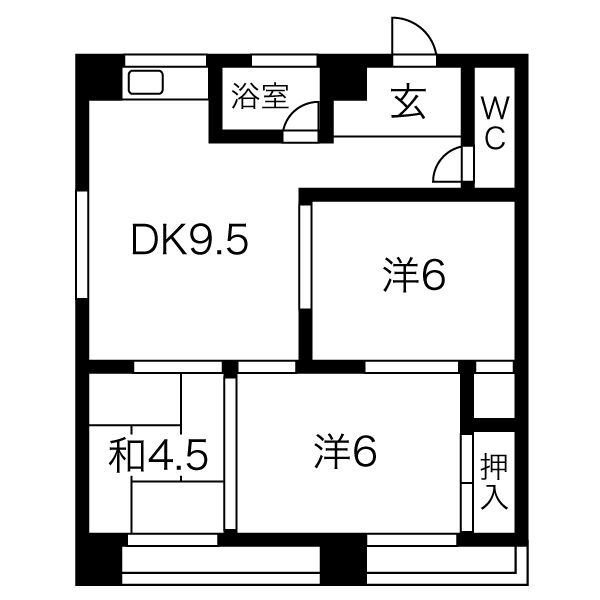 南分ビルの間取り写真