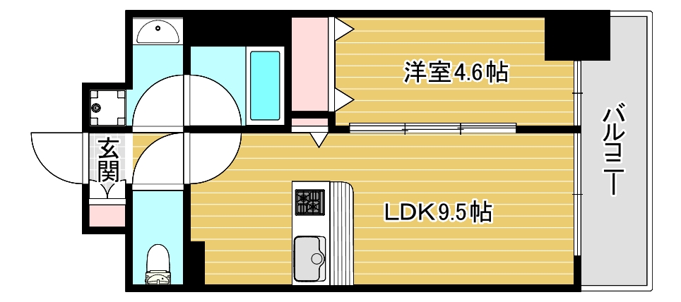 Fuku島之内の間取り写真