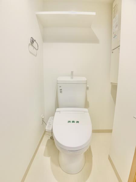 トイレ　ゆったりとした空間のトイレです