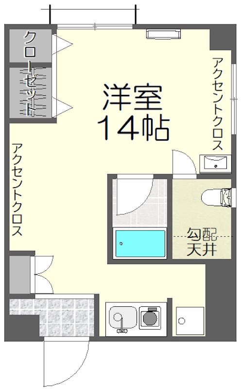 グリーンアベニューの間取り写真