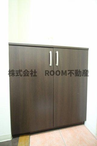 収納　たっぷりとした収納スペースです