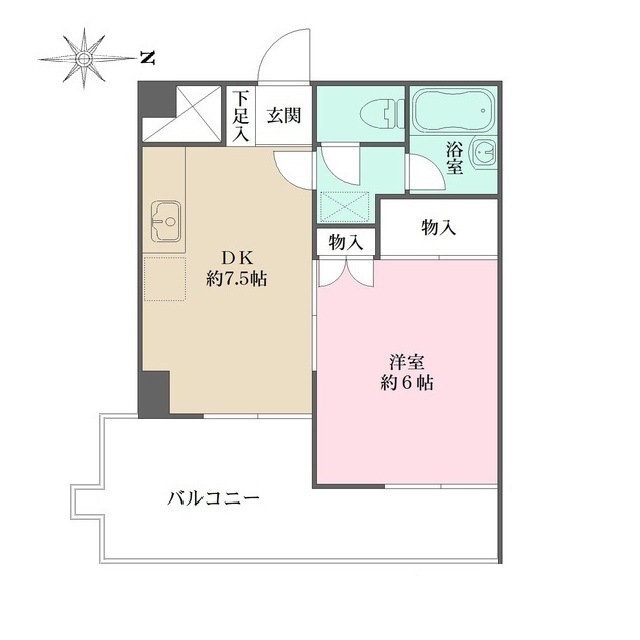 第一石原ビルの間取り写真