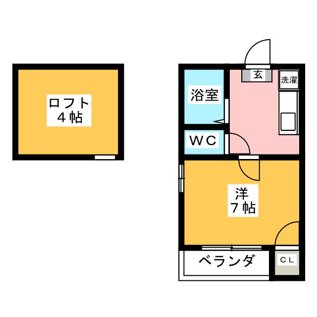 K&Y井尻壱番館の間取り写真