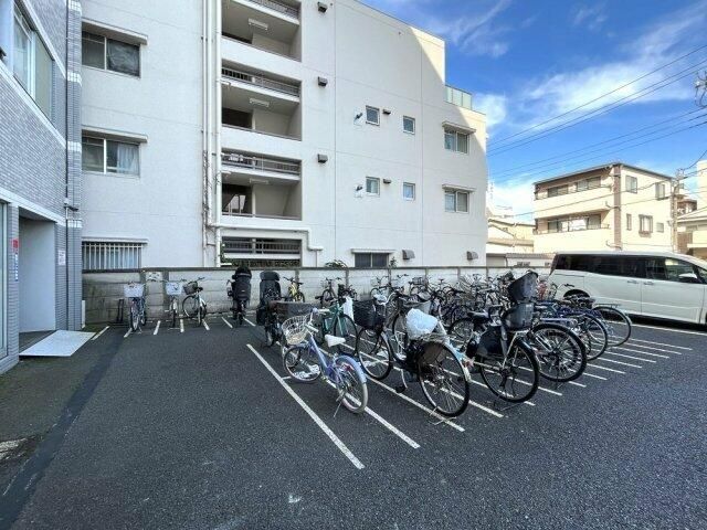 駐車場　駐輪場です。