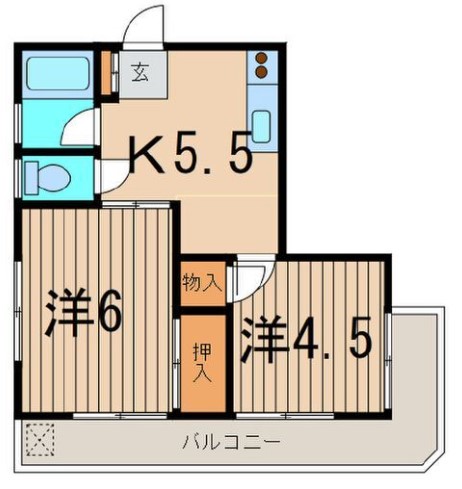 コアクレスト高津の間取り写真
