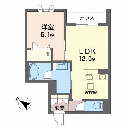 シャーメゾン アメニティの間取り写真