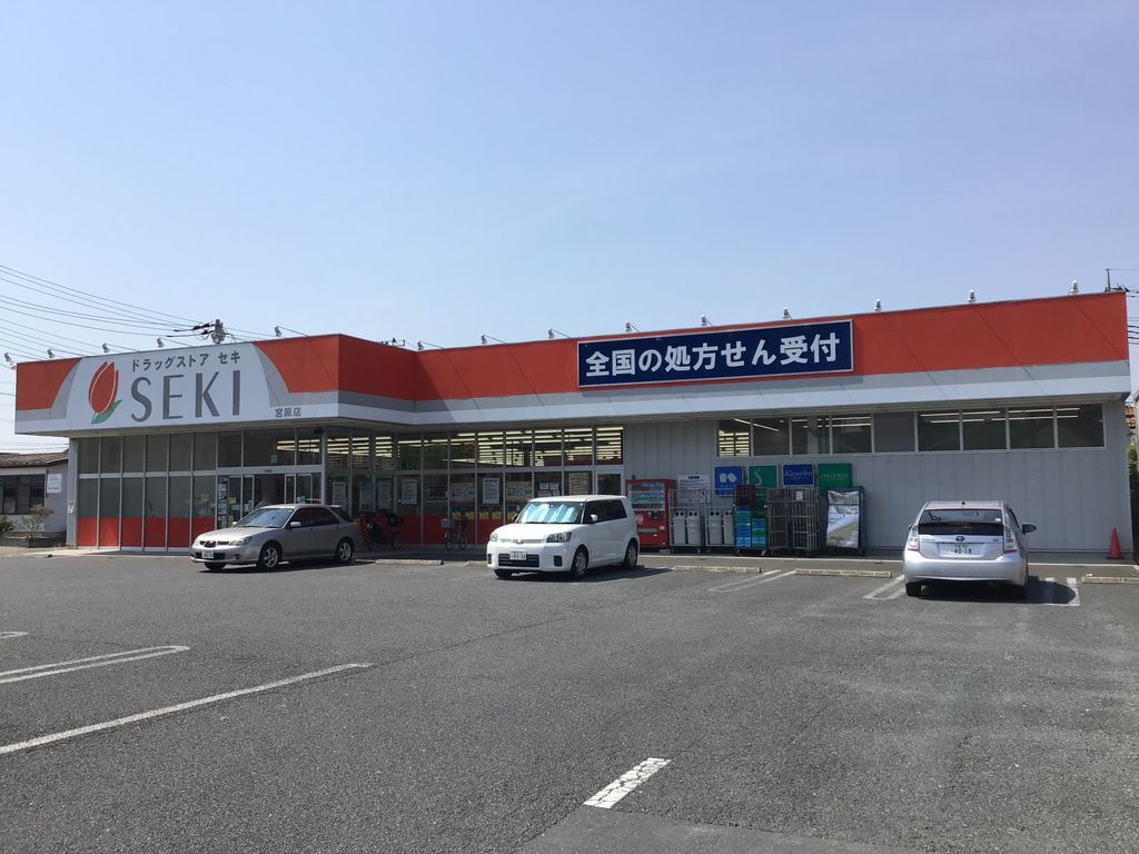 ドラックストア　ドラッグストアセキ愛宕店（ドラッグストア）まで480m