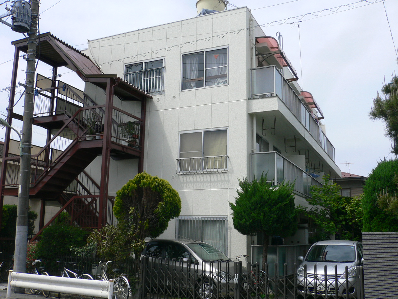 大田区東矢口のマンションの建物外観