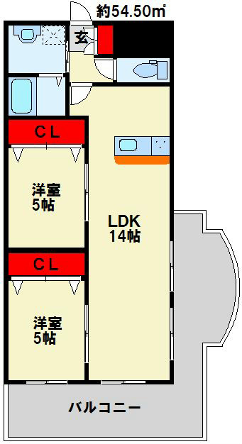 ロイヤルノースナインの間取り