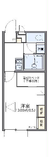 レオパレス山居の間取り