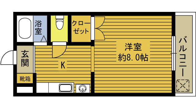 ジョイフル政所の間取り