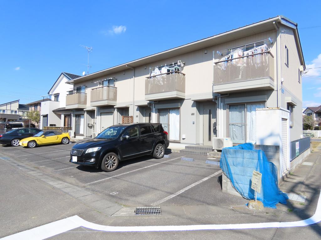 建物外観　MISAWAホーム施工のメゾネット2LDK♪