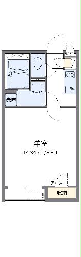 クレイノ日新香里園の間取り