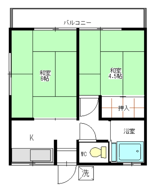 五月荘の間取り