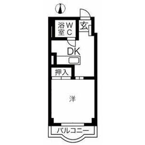 サンハイツ睦の間取り