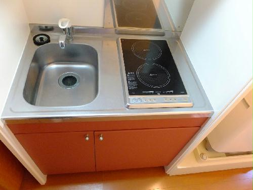 キッチン　２口電気コンロ