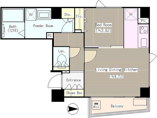 シエルトゥールロジュマンの間取り