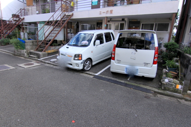 【コーポ蘭の駐車場】