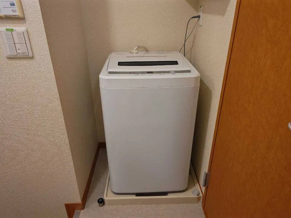 洗面設備　洗濯機置場