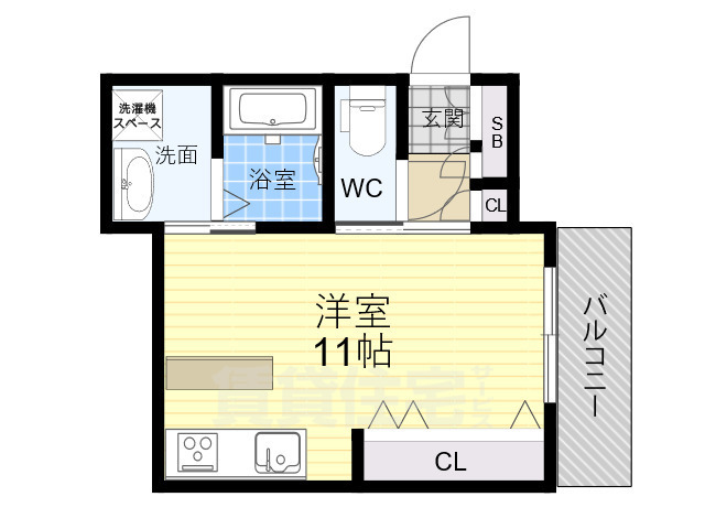 ROBUST岡町北の間取り