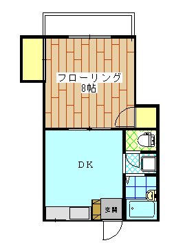 コーポ綱島の間取り