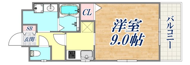 タカマツ神戸駅南通の間取り