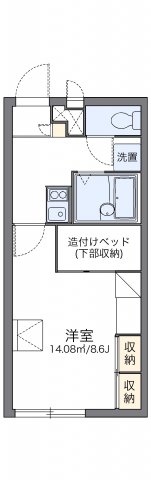 レオパレスくらのまちの間取り