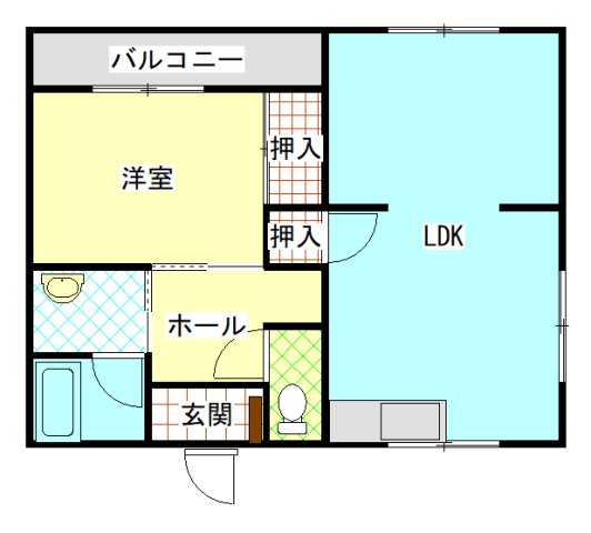 メゾンプリュネルの間取り