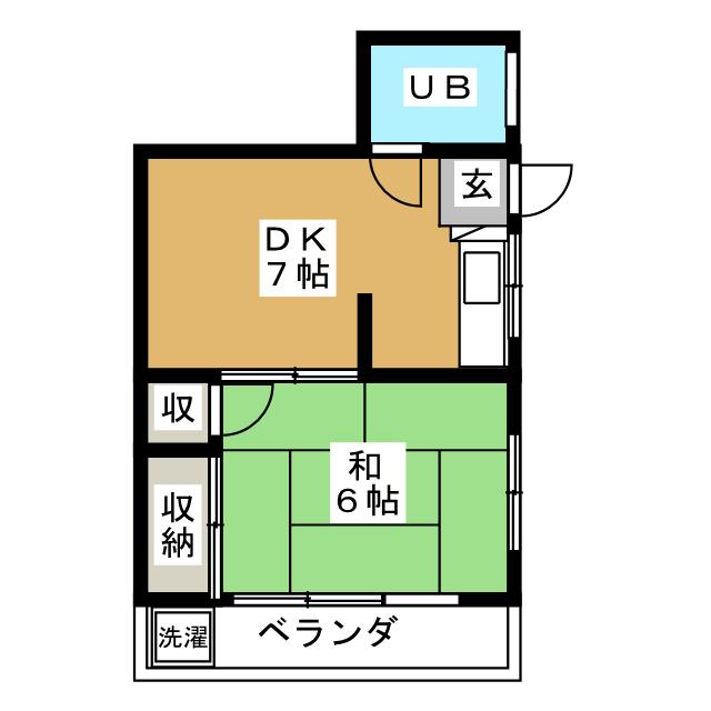 世田谷区東玉川のマンションの間取り