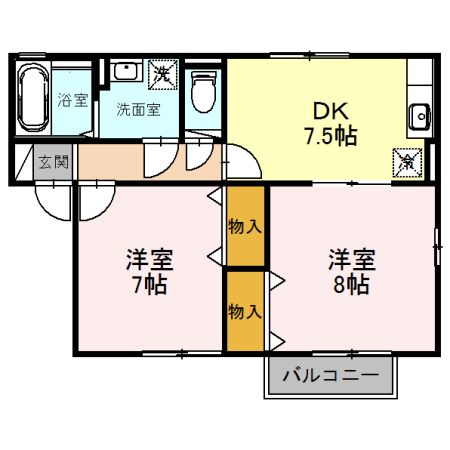 ＹＳコートの間取り