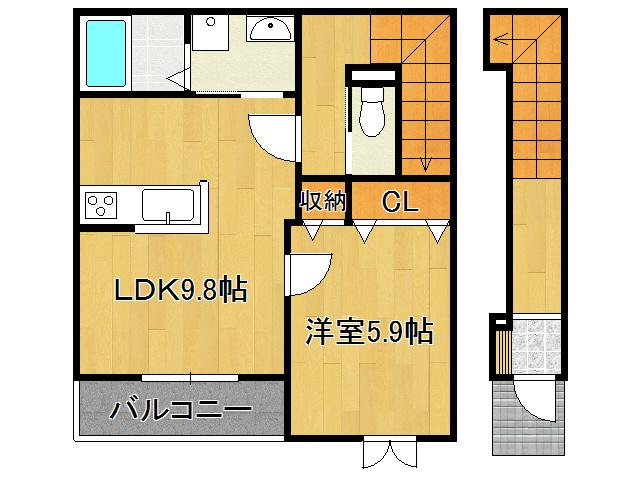 【サウスビレッジIIの間取り】