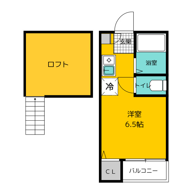 コルテッツ博多の間取り