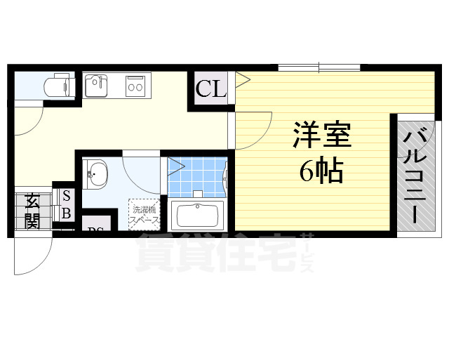 【ハウスアイ東七松の間取り】