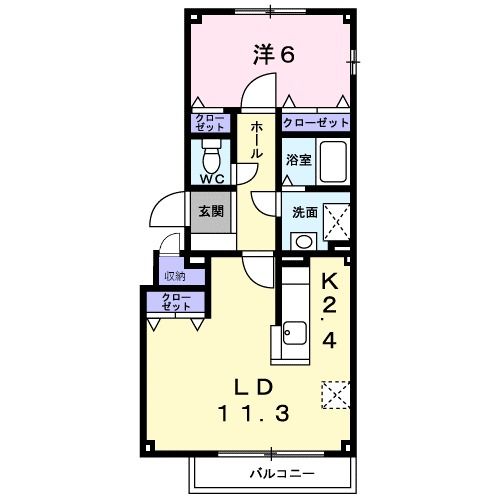 【ジェルメ港町IIの間取り】