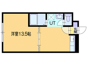 小樽市桂岡町のマンションの間取り