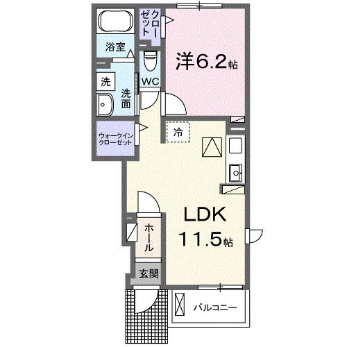 ブルースターの間取り