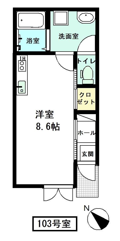 レージュの間取り