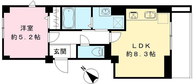 フォーリーフクローバー神楽坂の間取り