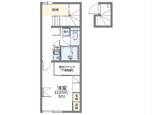 レオパレスＡＭＡＴＥＲＡＳＵの間取り