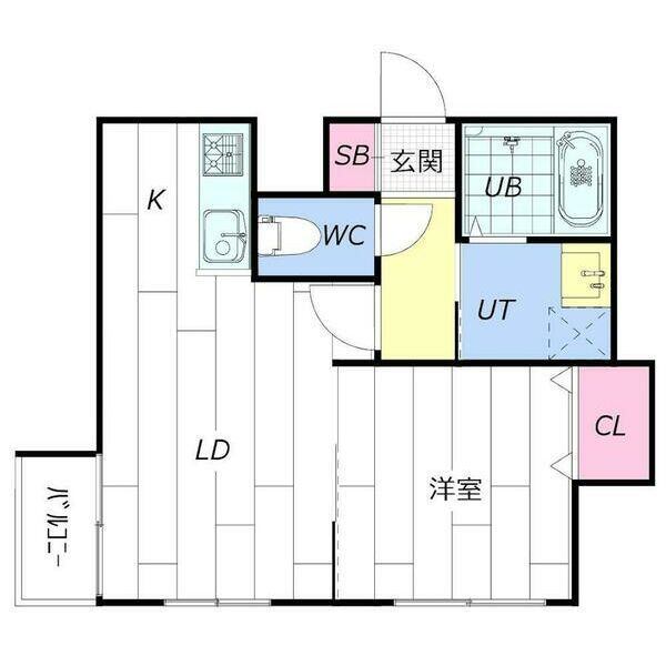 クレモナ本通の間取り