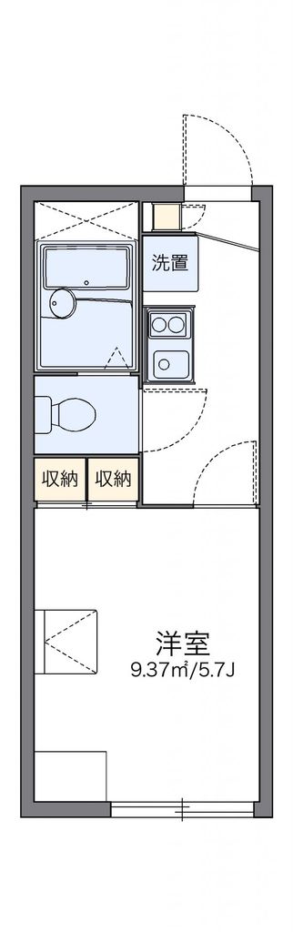 横浜市戸塚区舞岡町のアパートの間取り