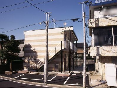 横浜市戸塚区舞岡町のアパートの建物外観