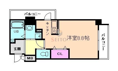 ＫＤＸレジデンス豊中南の間取り