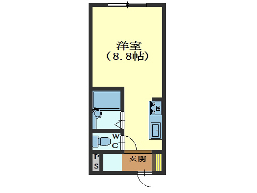 亀田郡七飯町大川のマンションの間取り