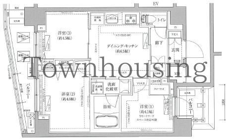 ティモーネ　プレミアムノルド亀戸の間取り